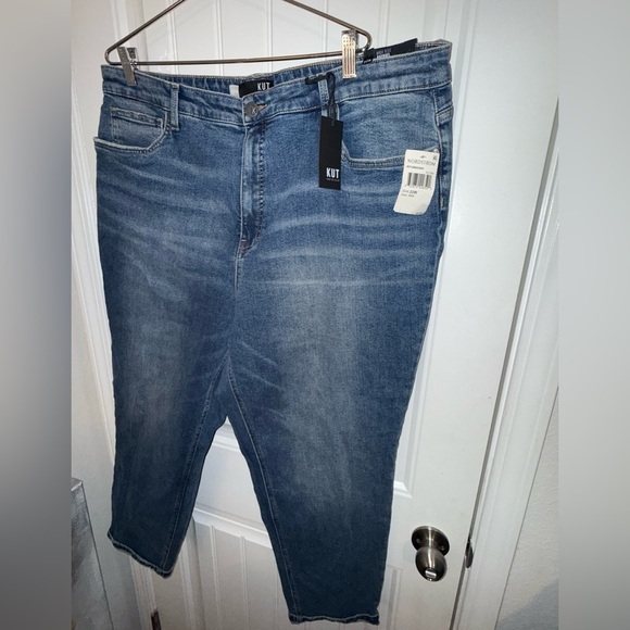 KUT from The Kloth Rachael High Rise Fab Ab Mom Jean Size 22 Women’s NWT - Picture 8 of 11